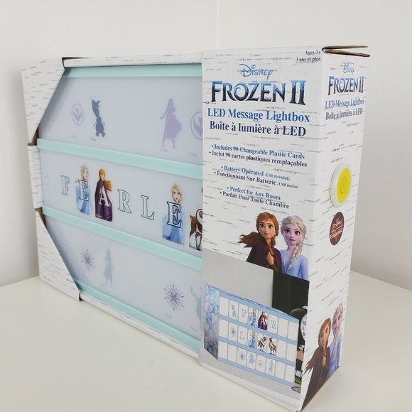 FROZEN 2 Disney led message lightbox 90 cards - Picture 2 of 13